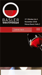 Mobile Screenshot of baslerweinmesse.ch
